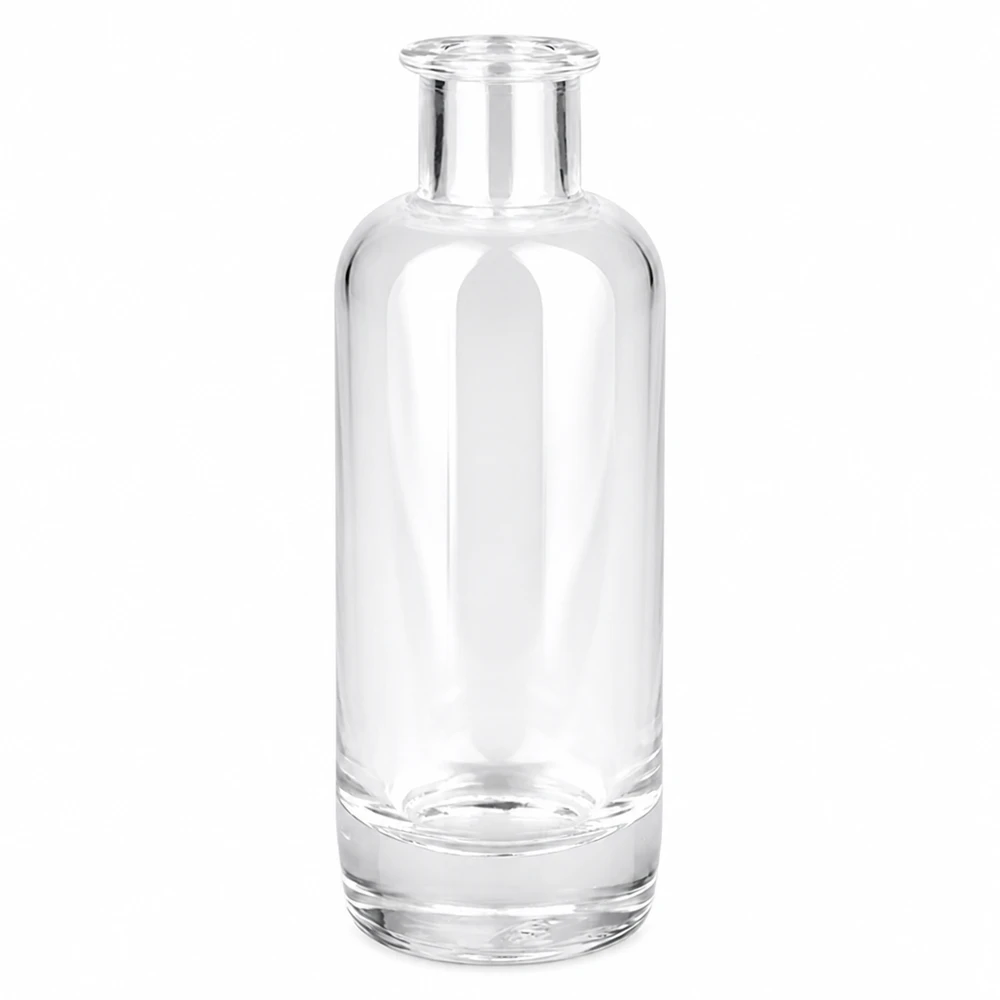 Bouteille en verre 200 ml « Ella » sans bouchon UNiTWIST® Bouteille en verre Ella 200ml transparente sans bouchon UNiTWIST pas de vis vide Bouteille cosmétique Bouteille de pharmacie