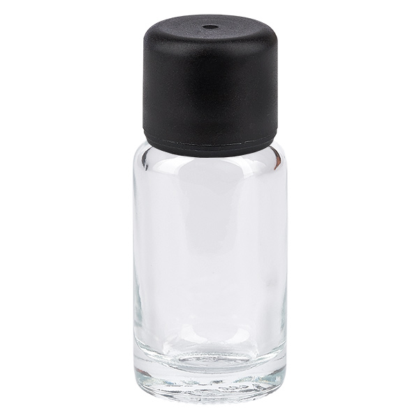 Flacon de 10ml 6mm SV noir STD ClearLine UT18/10 Flacon de 10ml 6mm SV noir STD ClearLine UT18/10