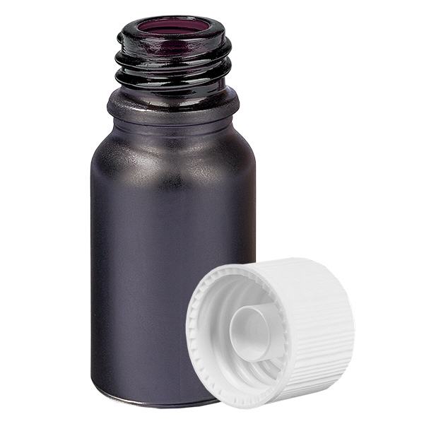 Flacon 10ml 11mm SV blanc STD BlackLine UT18/10