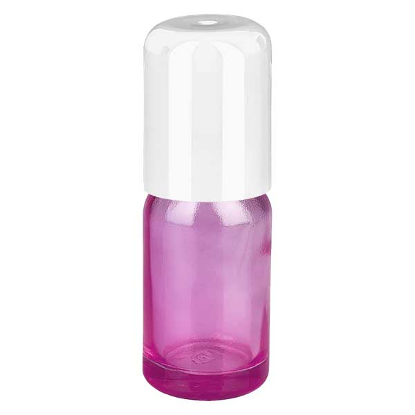 10ml flacon roll-on blanc standard PurpleLine UT18/10