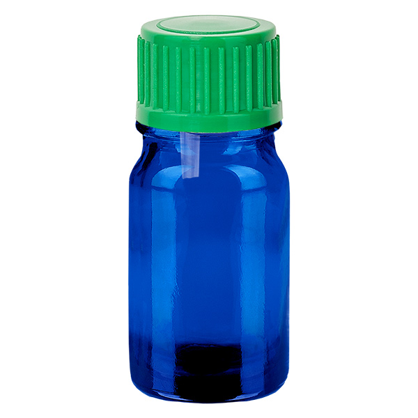 Flacon compte-goutte 5ml 0.8mm vert STD BlueLine UT18/5