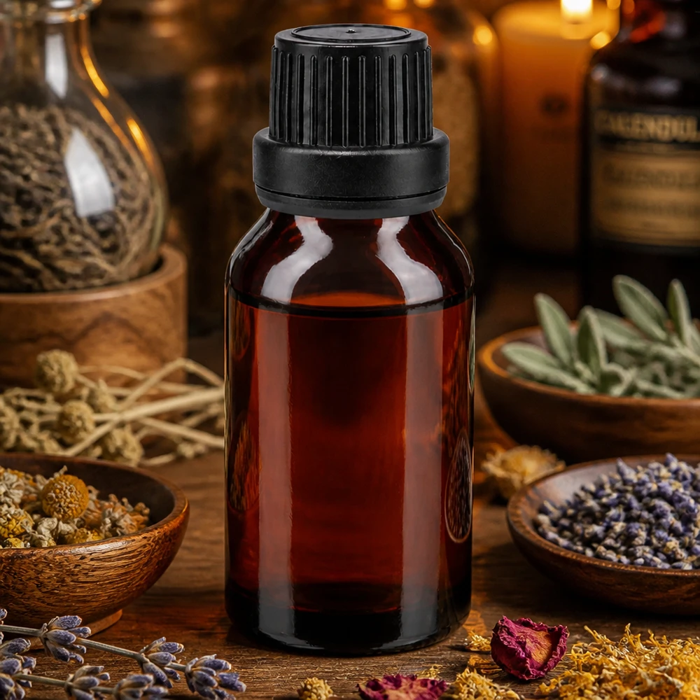 flacon à pharmacie brun 15ml bouchon inviolable 2mm noir bouchon inviolabilité Flacon de pharmacie de 15 ml en verre brun anti-UV avec compte-gouttes, destiné à la médecine naturelle