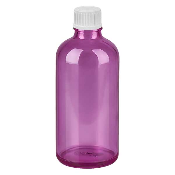 Flacon compte-gouttes 100ml 0.9mm blanc standard PurpleLine UT18/100