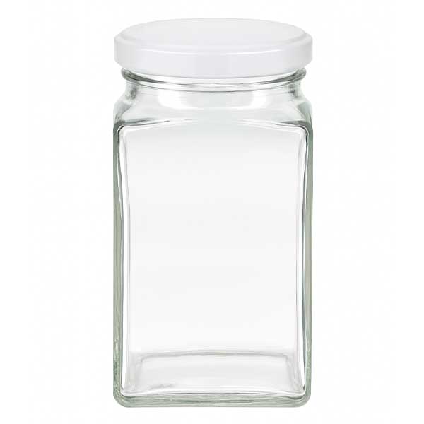 260ml Tetraglas avec couvercle BasicSeal blanc UNiTWIST