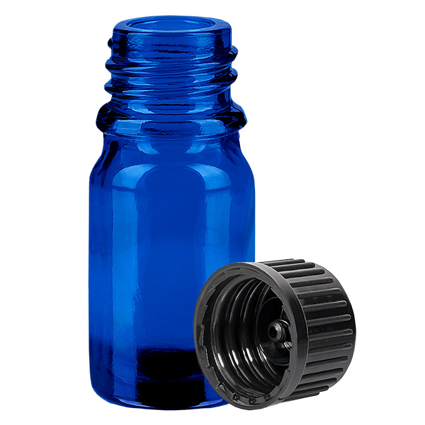 Flacon 5ml 11mm SV noir STD BlueLine UT18/5