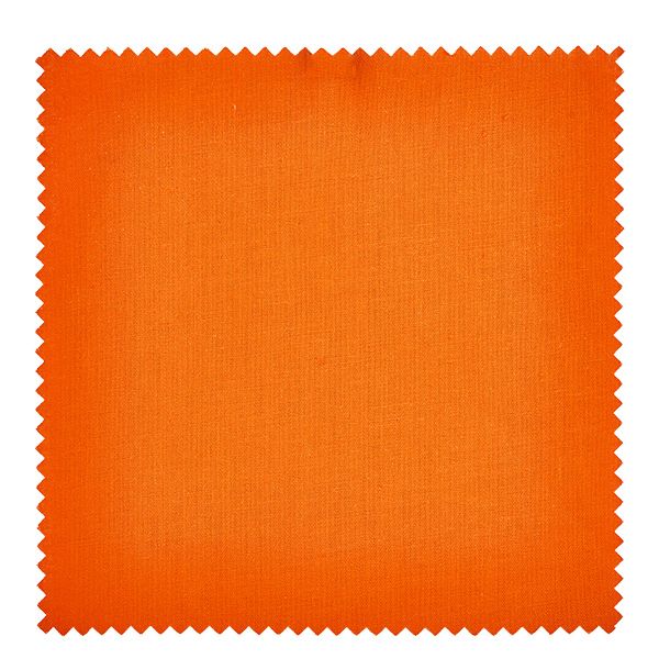 Tissu napperon pour décoratif orange 12cm carré