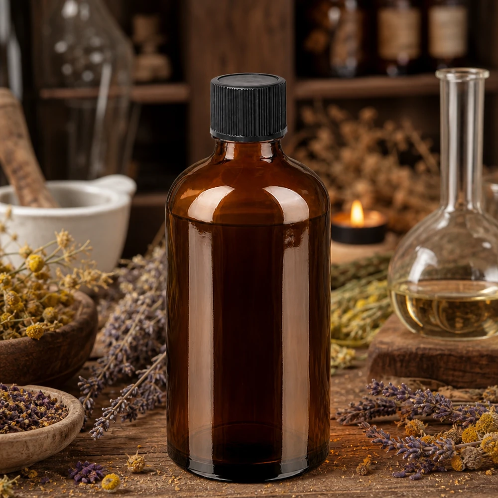 100ml compte-gouttes. 1mm noir STD BrownLine UT18/100 Bouteille professionnelle en verre brun de 100 ml avec bouchon compte-gouttes pour les naturopathes et les thérapeutes