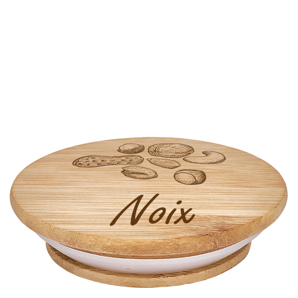 Paire en bois « Noix » pour WECK RR100