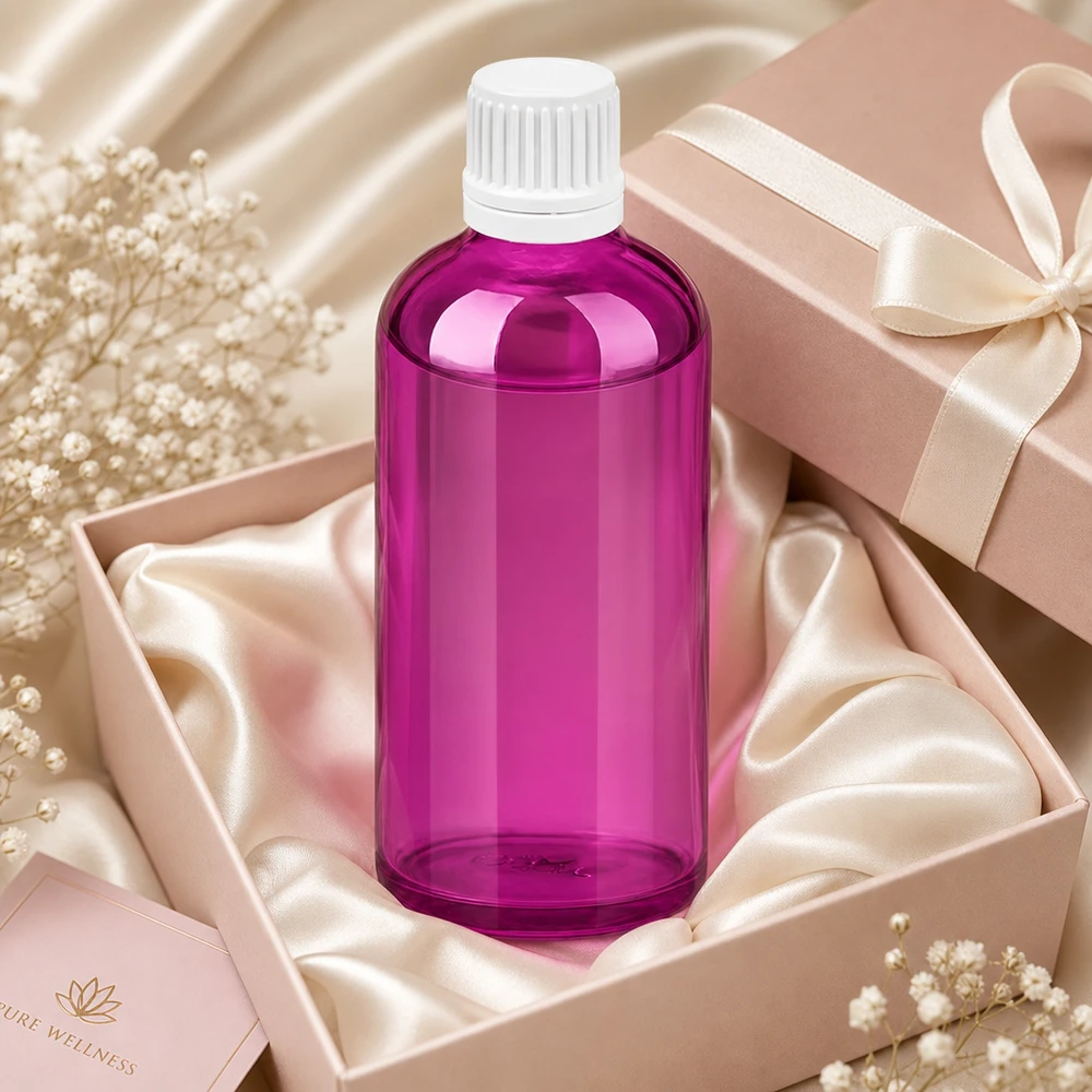 Flacon compte-gouttes en plastique de 100 ml de haute qualité avec bouchon blanc à l'épreuve des enfants pour un usage quotidien