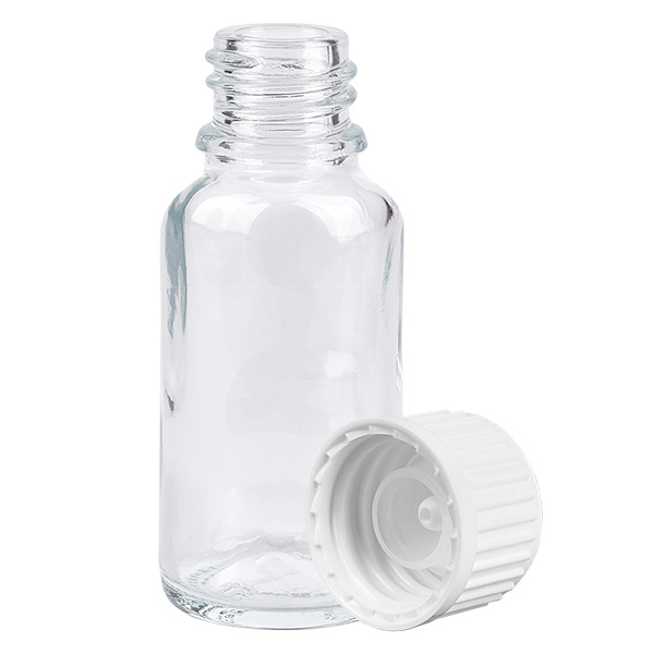 Flacon 20ml (globule) 3mm GR w. STD ClearL.UT18/20