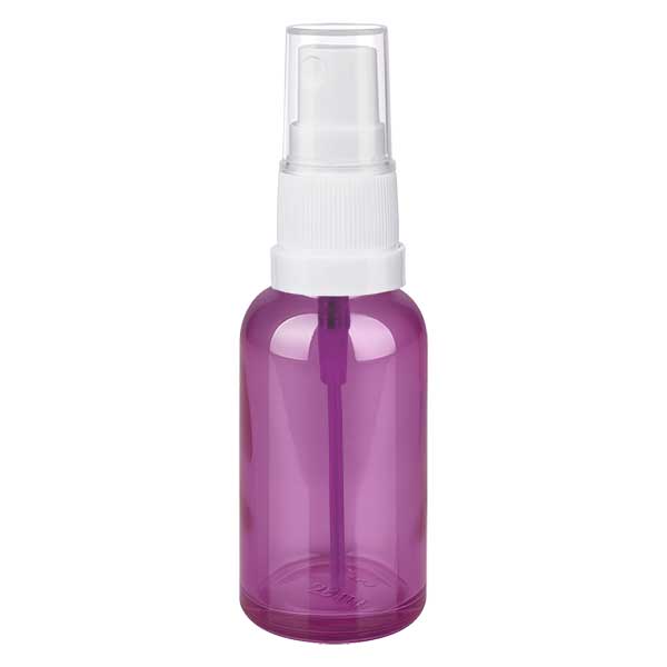 Vaporisateur 30ml blanc/transparent Standard PurpleLine UT18/30