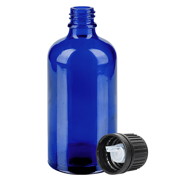 100ml flacon compte-gouttes. 1mm noir OV BlueL. UT18/100
