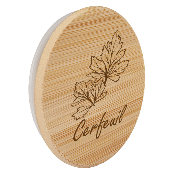 Paire en bois « Cerfeuil » pour WECK RR60