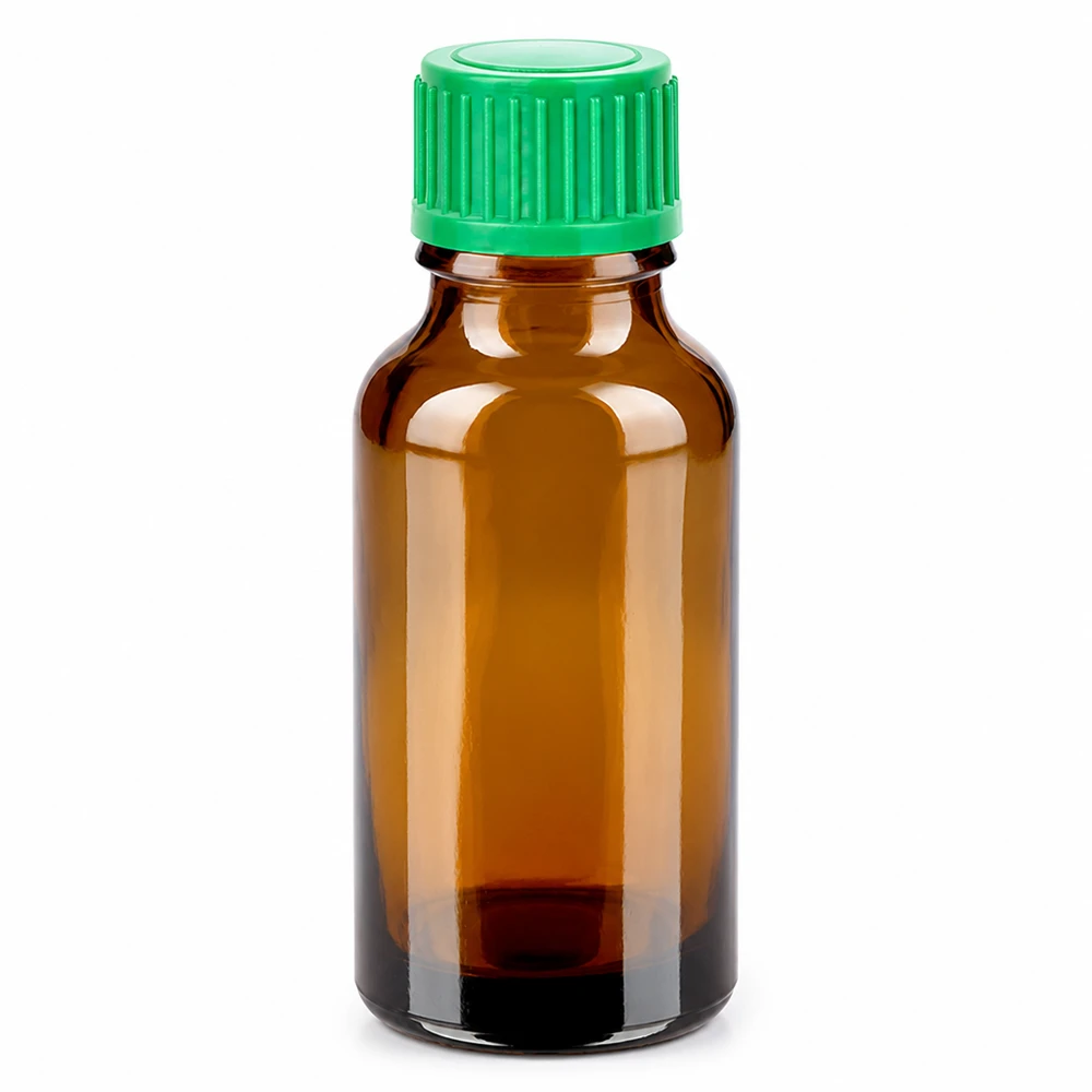 20ml Flacon compte-goutte 0.8mm vert STD BrownLine UT18/20 Flacon doseur de 20 ml pour huiles essentielles et teintures avec bouchon compte-gouttes précis