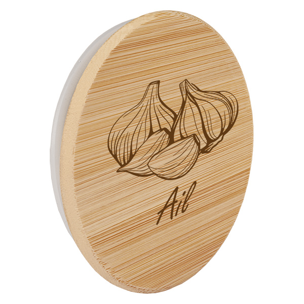 Paire en bois « Ail » pour WECK RR60 Paire en bois « Ail » pour WECK RR60
