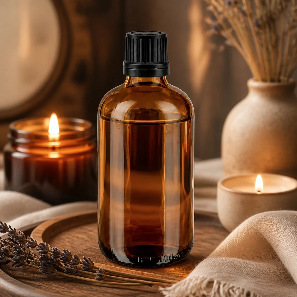 Flacon de pharmacie brun 100ml bouchon compte-gouttes 1mm noir bouchon d'inviolabilité Flacon compte-gouttes de 100 ml en verre de pharmacie, protégé contre les UV, avec un embout doseur précis de 1 mm