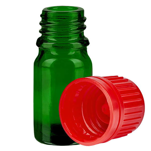 Flacon 5ml 11mm SV rouge OV GreenLine UT18/5
