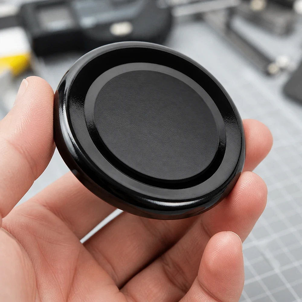 Couvercle métallique à visser 66 mm noir BasicSeal UNiTWIST Mise en conserve Conservation Stockage