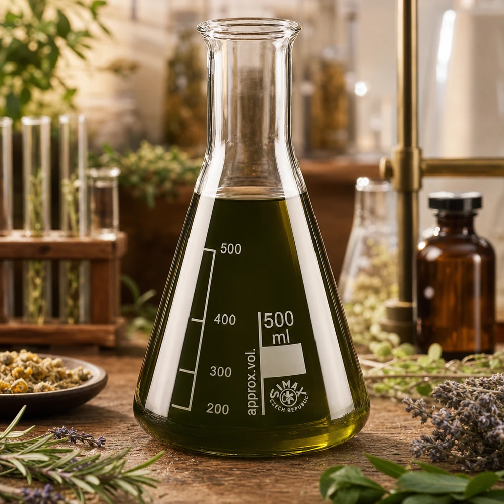 Erlenmeyer 500ml col large, verre borosilicate Fiole jaugée de 500 ml à col étroit pour une mesure précise du volume en chimie des substances naturelles