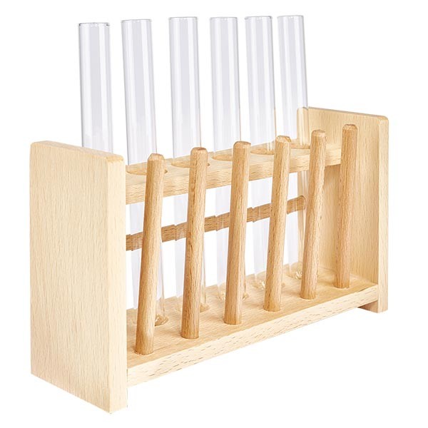 Tube à essai 160x16mm en verre borosilicate à bord rabattu