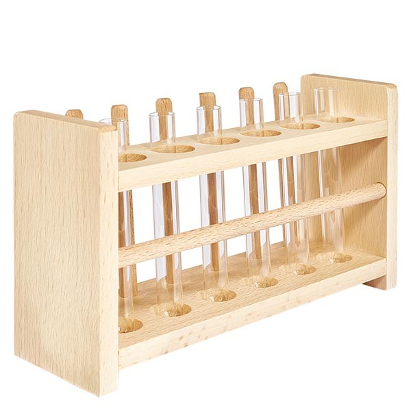 Tube à essai 160x16mm en verre borosilicate à bord rabattu