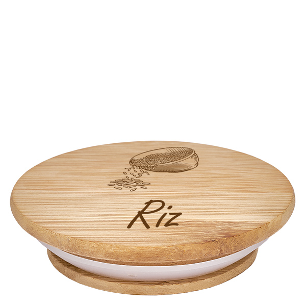 Paire en bois « Riz » pour WECK RR100