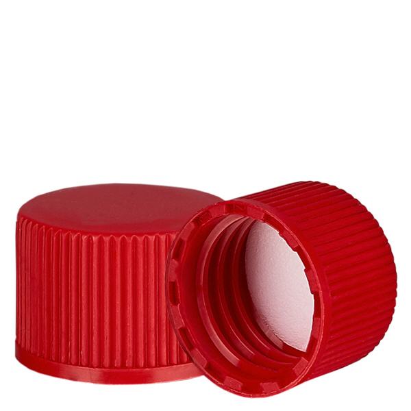 Bouchon à vis rouge avec joint en PE, S20x3 Bouchon à vis rouge avec joint en PE, S20x3
