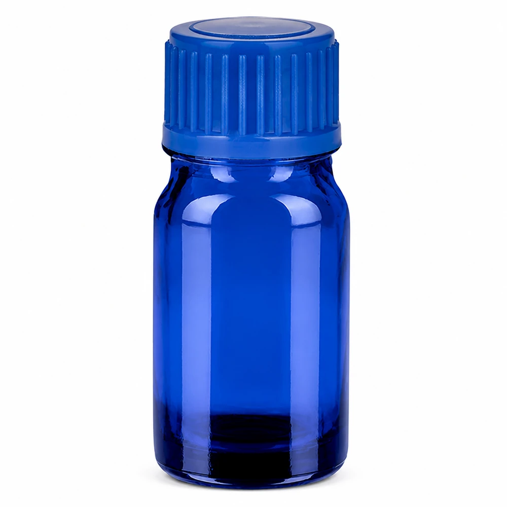 Flacon de 5ml 11mm SV bleu STD BlueLine UT18/5 Flacon en verre bleu de 5ml de haute qualité avec bouchon SV de 11mm pour les applications pharmaceutiques