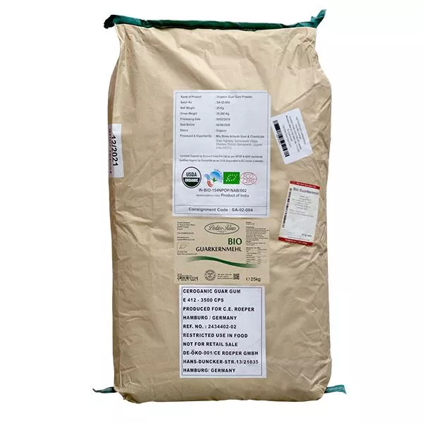 25kg Gomme de guar bio Doktor-Klaus en gros.