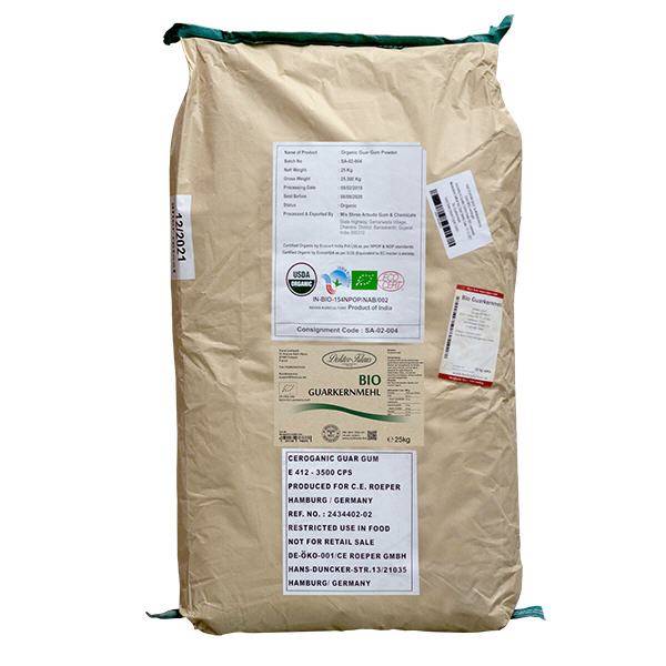 25kg Gomme de guar bio Doktor-Klaus en gros.