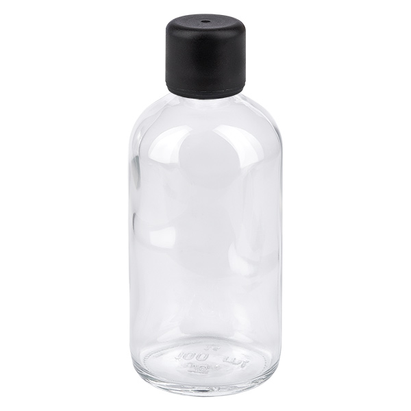 Flacon 100ml 6mm SV noir STD ClearL. UT18/100