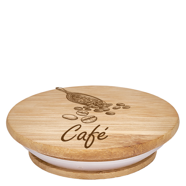 Bouchon en bois « café » pour WECK RR100