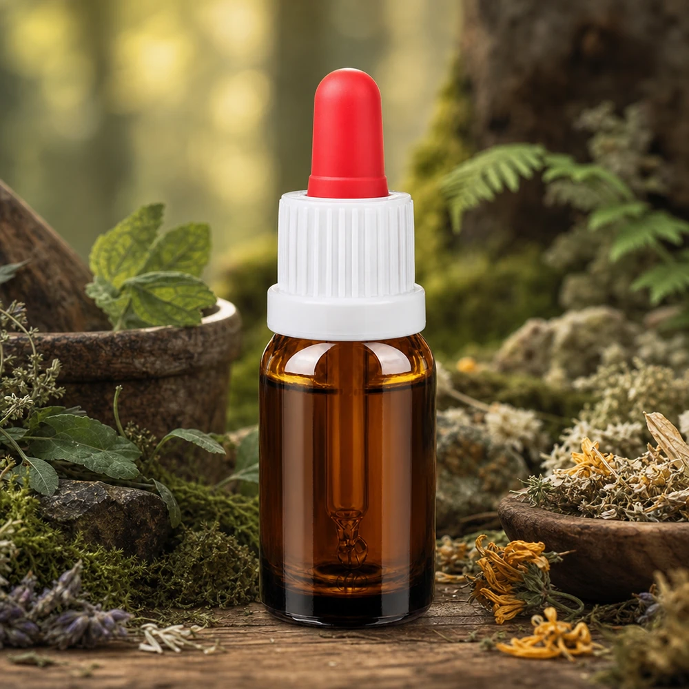 10ml flacon à pipette blanc/rouge OV BrownLine UT18/10 Bouteille à pipette BrownLine de 10 ml avec bouchon à vis blanc et compte-gouttes rouge pour une utilisation précise