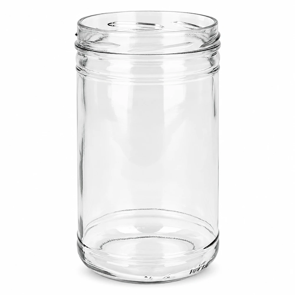 1053ml Verre conique sans couvercle (TO100) UNiTWIST UNiTWIST Pot renversé 1053ml TO100 Pot de conservation transparent vide sans couvercle pour la conservation et le stockage