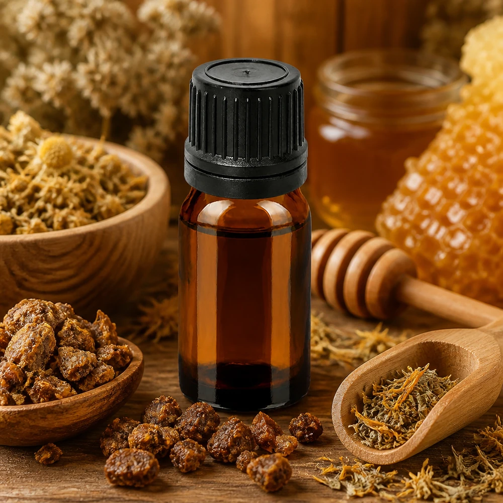 Flacon compte-goutte 5ml 1mm noir OV BrownLine UT18/5 Bouchon compte-gouttes noir UT18/5 sur flacon en verre brun de 5ml pour extraits naturels et teintures