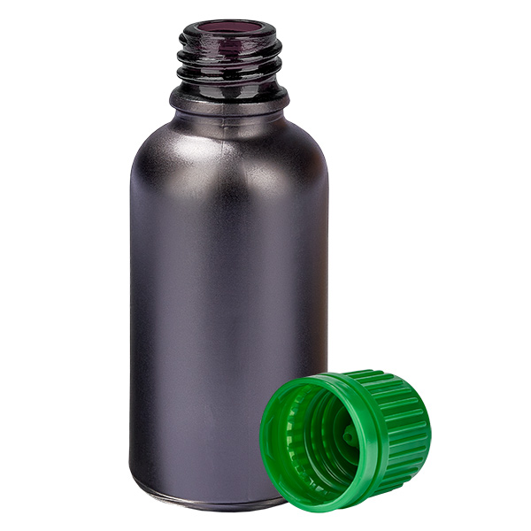 Flacon 30ml 11mm SV vert OV BlackLine UT18/30