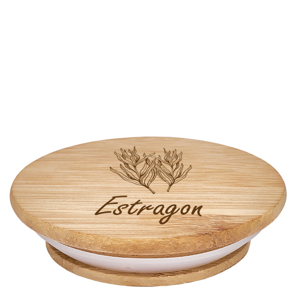 Paire en bois « Estragon » pour WECK RR60 Paire en bois « Estragon » pour WECK RR60