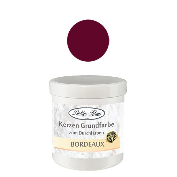 Doctor-Klaus peinture de base pour bougies bordeaux, 7gr, en boîte