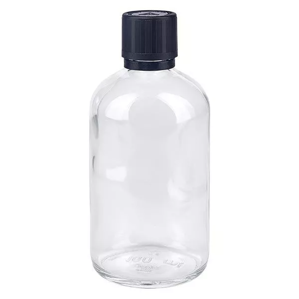 flacon de pharmacie clair 100ml bouchon compte-gouttes 1mm noir sécurité enfant adapté aux aveugles bouchon inviolabilité flacon de pharmacie clair 100ml bouchon compte-gouttes 1mm noir sécurité enfant adapté aux aveugles bouchon inviolabilité