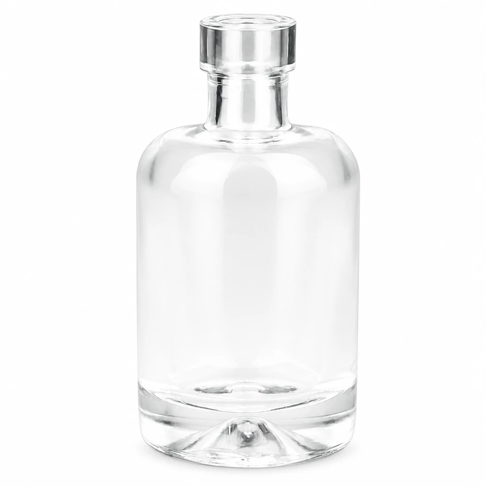 Flacon en verre 50 ml « 50ml Glasflasche "Amelie" ohne Verschluss UNiTWIST » sans bouchon UNiTWIST® Bouteille en verre Amelie de 50ml transparente avec bouchon à vis argenté Système UNiTWIST pour parfum et cosmétique