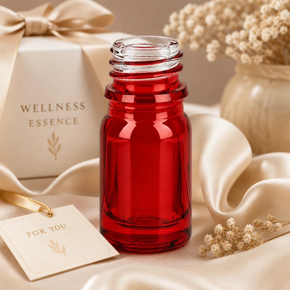 Flacon à pharmacie 5ml RedLine UT18/5 UNiTWIST Bouteille RedLine UT18/5 moderne de 5 ml en verre spécial de pharmacie pour une protection optimale des ingrédients