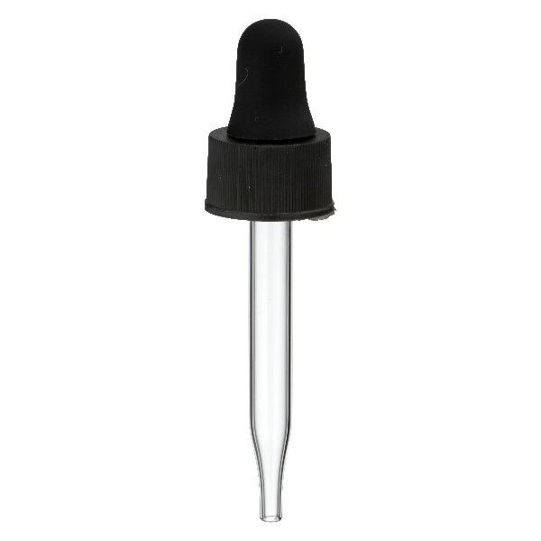 Pipette compte-gouttes en verre noir UT13/5 UNiTWIST