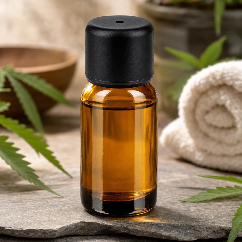 Flacon de 10ml 6mm SV noir STD BrownLine UT18/10 Bouteille compacte en verre brun de 10 ml avec bouchon noir pour l'aromathérapie mobile et les voyages