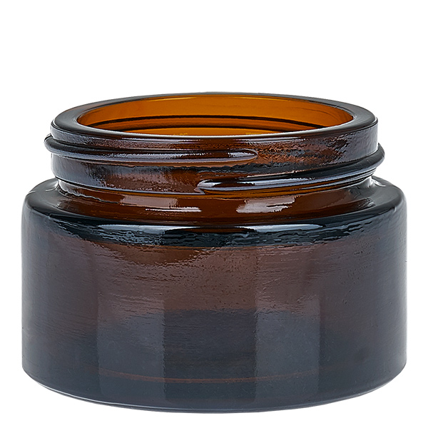 Pot en verre 30ml brun avec couvercle à insérer UNiTWIST