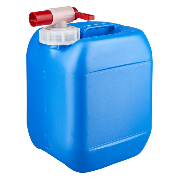Bidon 5 litres bleu avec robinet