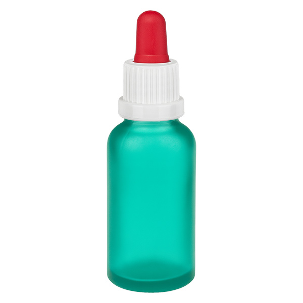 Flacon à pipette 30ml blanc/rouge OV GreenL. UT18/30