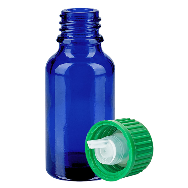 20ml Flacon compte-goutte 0.8mm vert STD BlueLine UT18/20