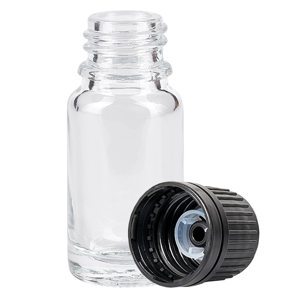 Flacon 10ml (globule) 8mm GR s. STD ClearL. UT18/10