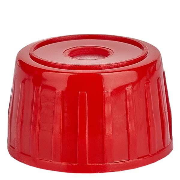 Fermeture de dégazage 28 mm rouge