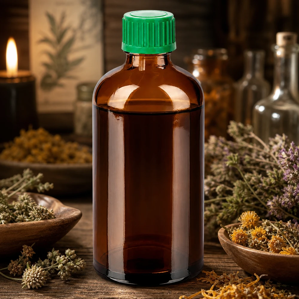 Flacon 100ml 11mm SV vert OV BrownLine UT18/100 Flacon en verre brun professionnel de 100ml avec bouchon à vis vert de 11mm pour les applications de laboratoire